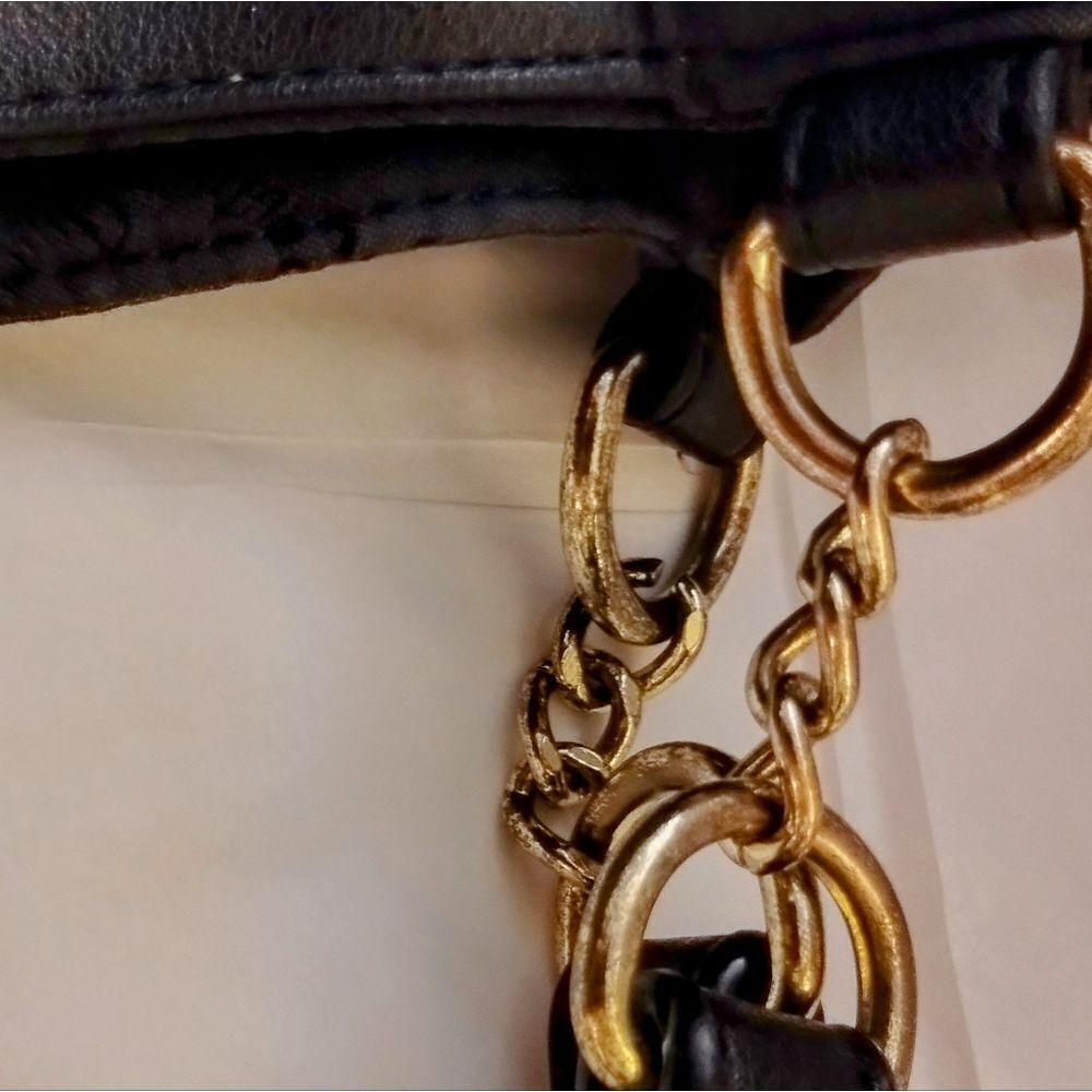 Juicy Couture Classic Black Bag w/Gold Accents - Picture 10 of 14